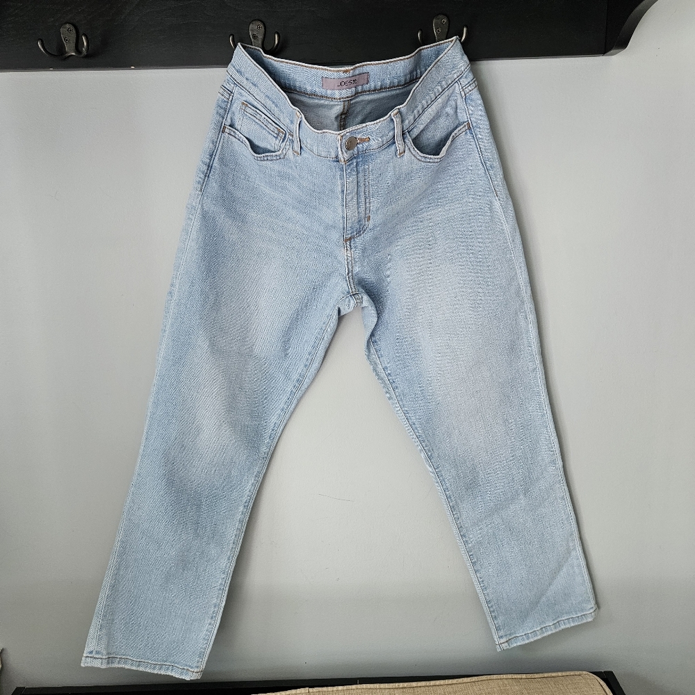 Joe's Jeans Size 31 Mid Rise Light Wash Straight Leg Women's Jeans